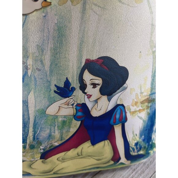 Loungefly Snow White Disney Backpack Princess Bird Forest HandBag Purse Bag - Picture 4 of 15